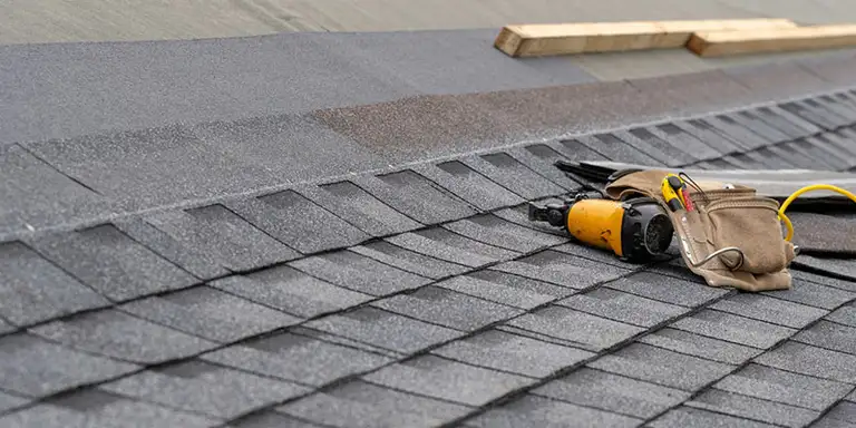 Owens Corning asphalt shingles installed on a roof